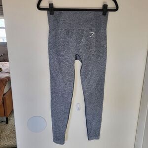 EUC Gymshark Vital Seamless Legging Blue Grey Marl Small